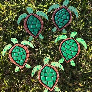 wood sea turtle shapes