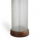 FACETED CRYSTAL LAMP: BLACK