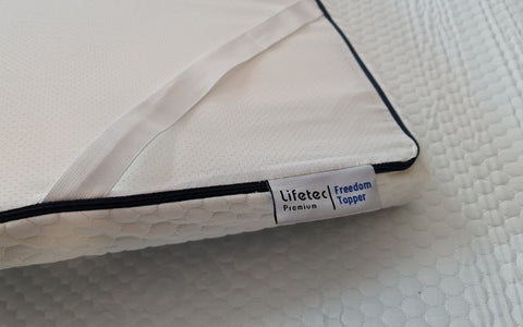 topper topdekmatras anti slip elastiek onderkant