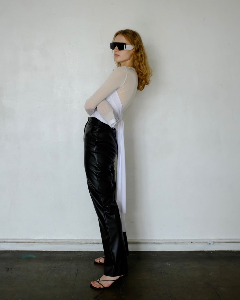 VEGAN LEATHER SLACKS – DICH HENDERSON