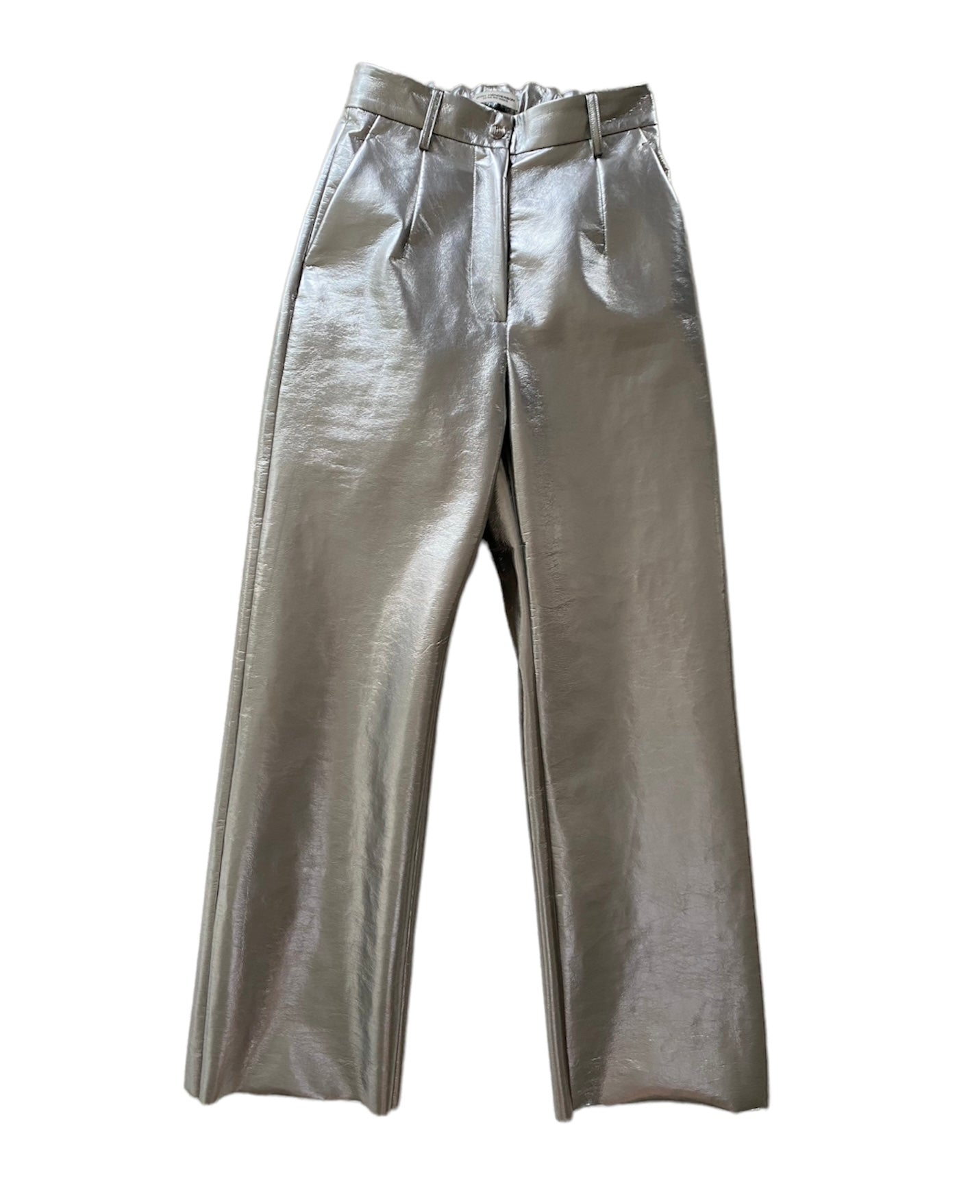 DICH HENDERSON / VEGAN LEATHER SLACKS www.dimaivf.com