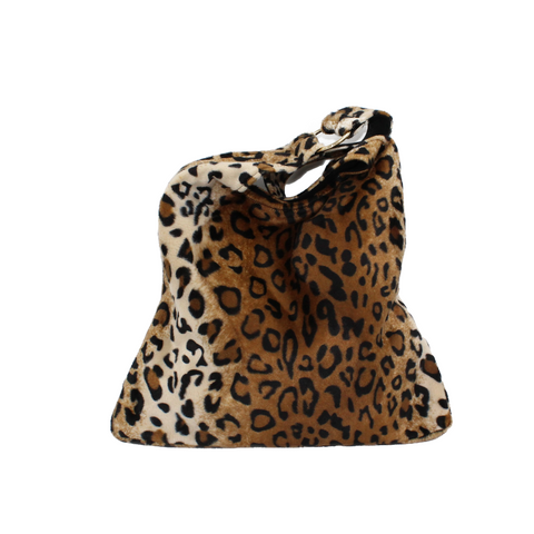 hobo bag in leopard print