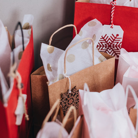 christmas shopping bags