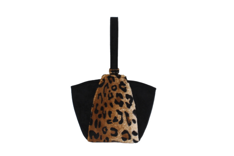 animal print wristlet bag