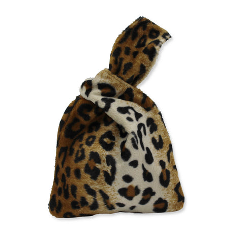 Hibiscus animal print wrist bag