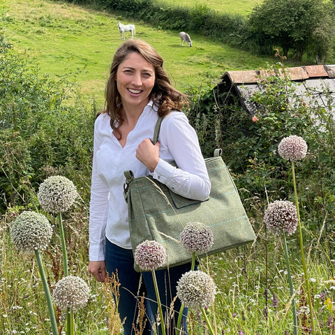 tweed overnight bag