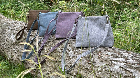 tweed tote bags