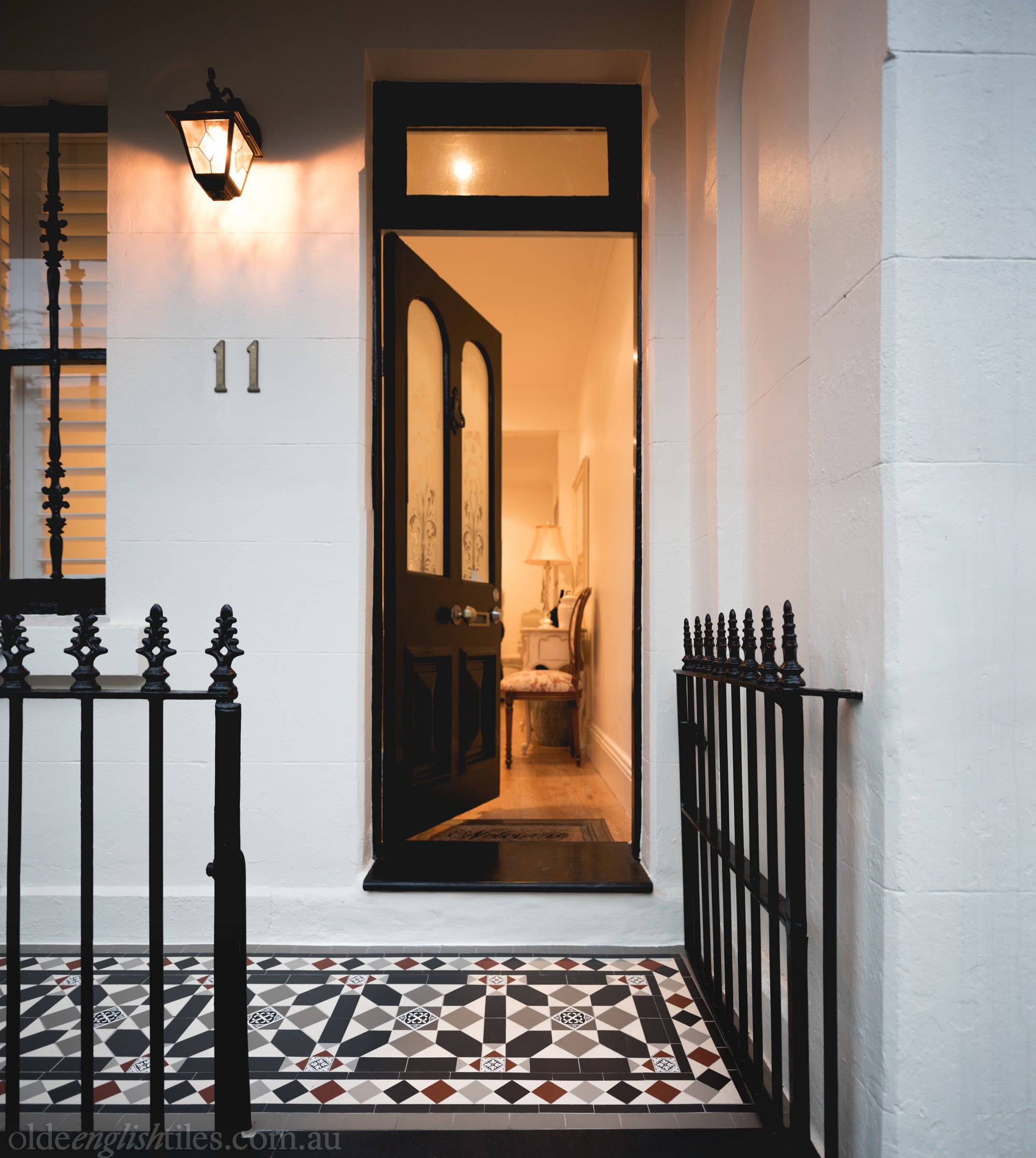 Patterned floor tiles example - Fitzroy tessellated pattern