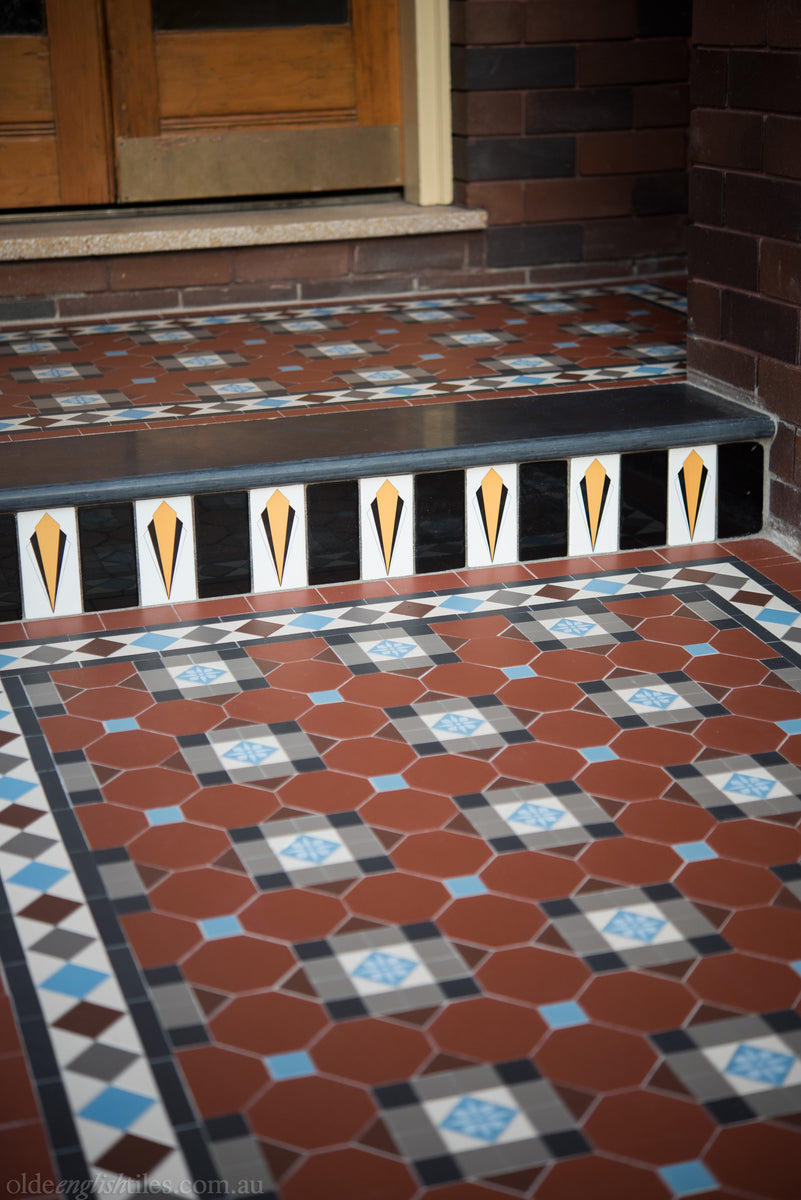 Art deco inspired path – Olde English Tiles™