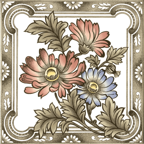 Gerbera Fireplace Tile – Olde English Tiles™