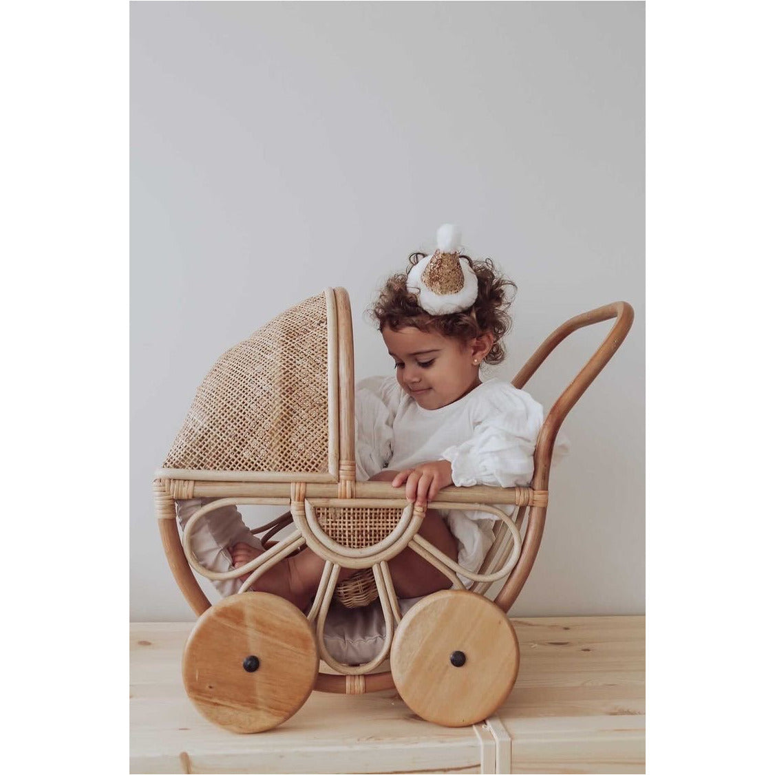 rattan stroller