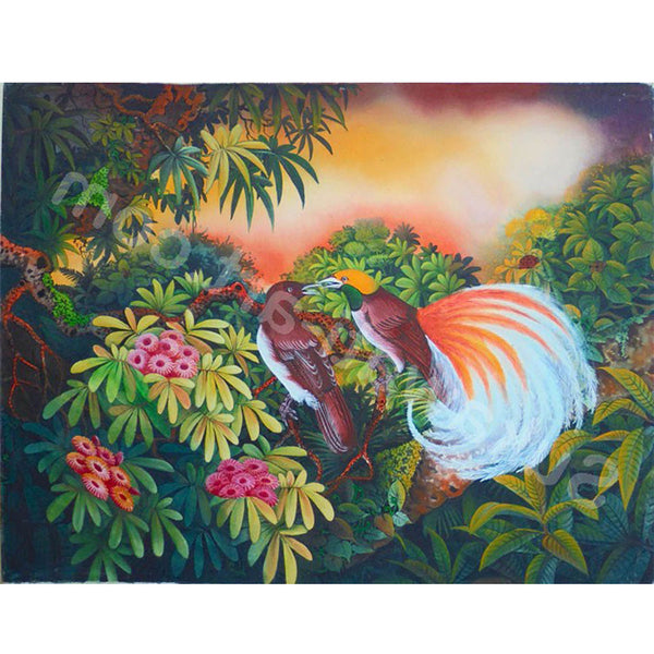 Diy Crystal Art Diamond Painting 30X30Cm: Tropical Bird