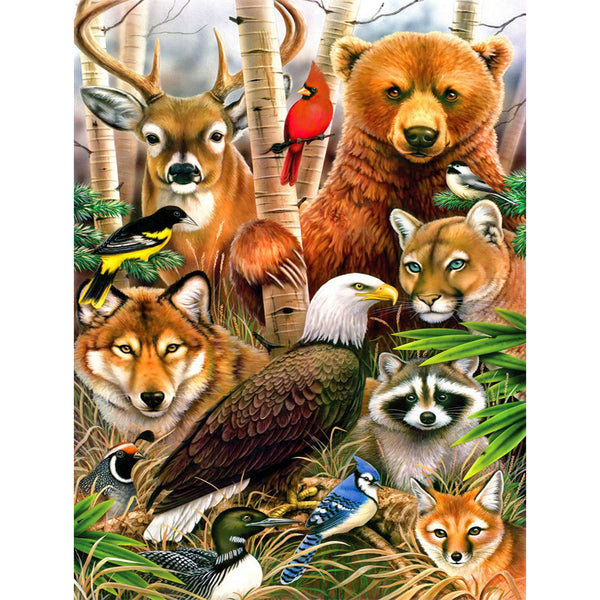 Animals Birds Lions Tigers 5D Diamond Painting -  –  Five Diamond Painting