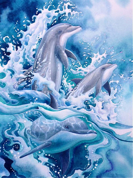 Big Ocean Wave Diamond Painting – Paint by Diamonds