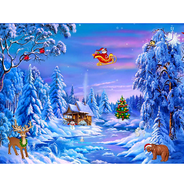 Theshai 5D Diamond Painting Christmas Deer, Diamond UAE