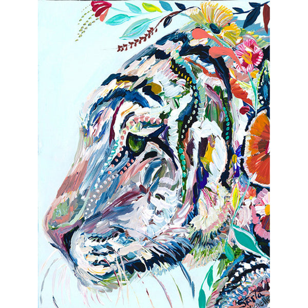 Watercolor White Tiger 5D Diamond Painting -  – Five  Diamond Painting