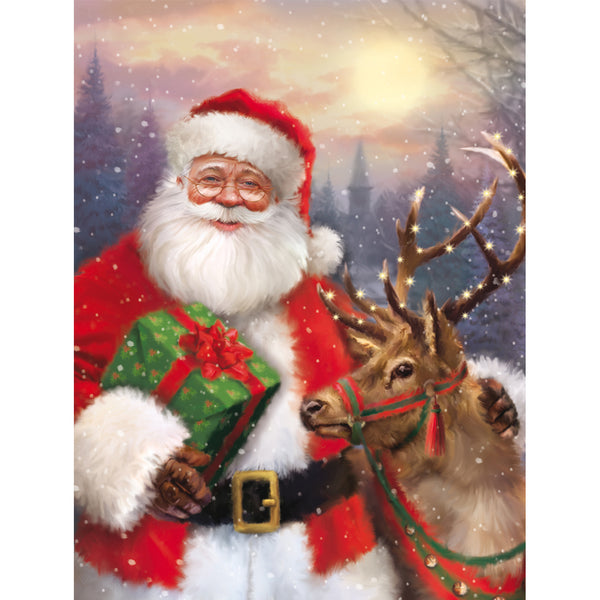 Cumule 8pcs Christmas Diamond Painting Cards 5d DIY Christmas Diamond Art  for Adults Beginners Santa Snowman Elk Christmas Tree Xmas Greeting Cards