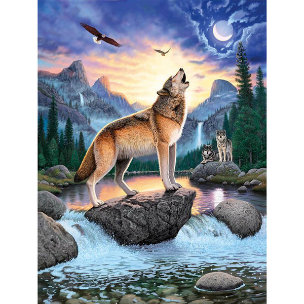 wolf AH1755 5D Diamond Painting -  – Five Diamond  Painting