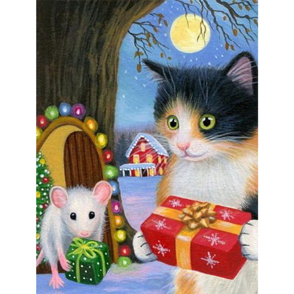 Have A Mice Christmas Diamond Card