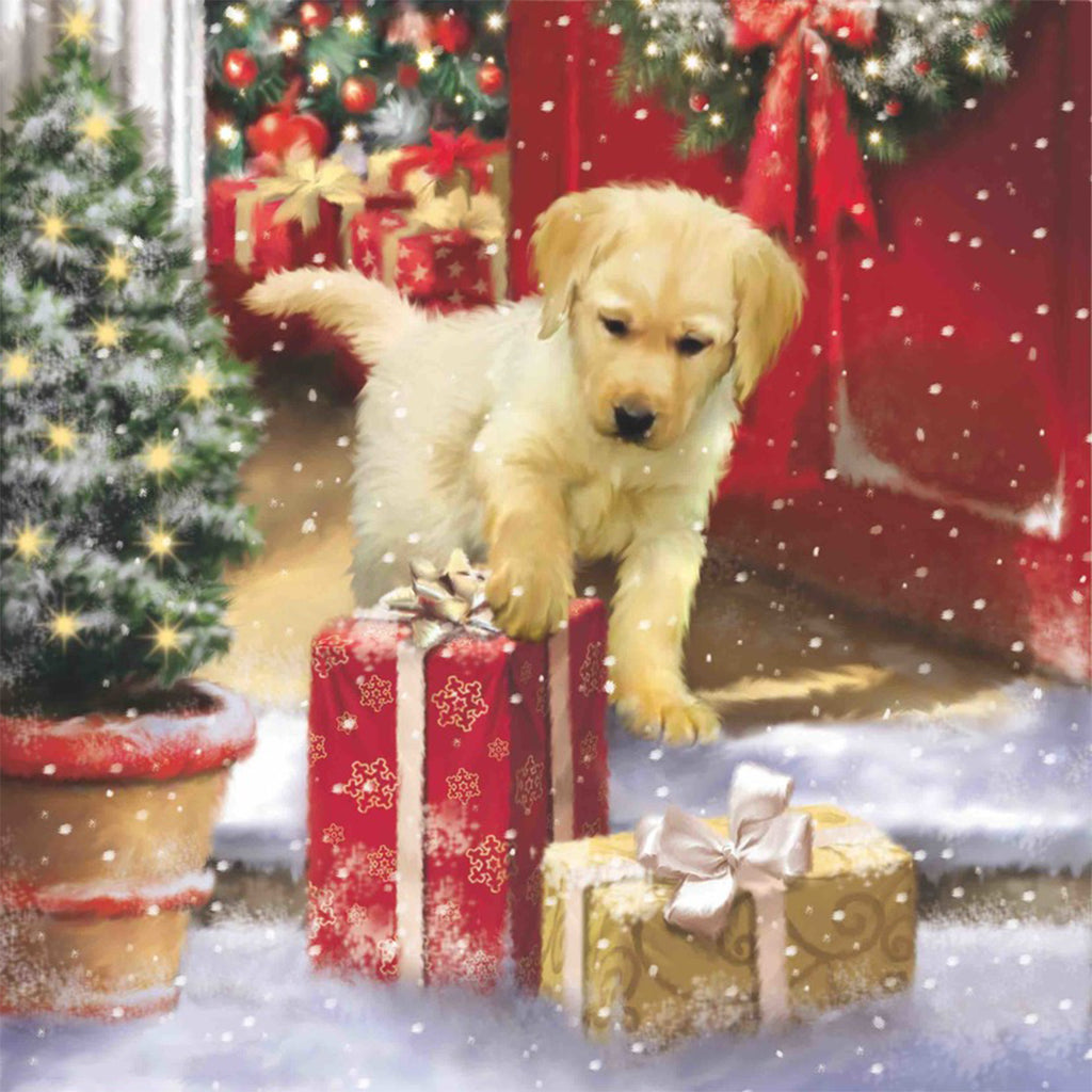 Christmas Day Dogs and Presents 5D Diamond Painting - 5diamondpainting ...