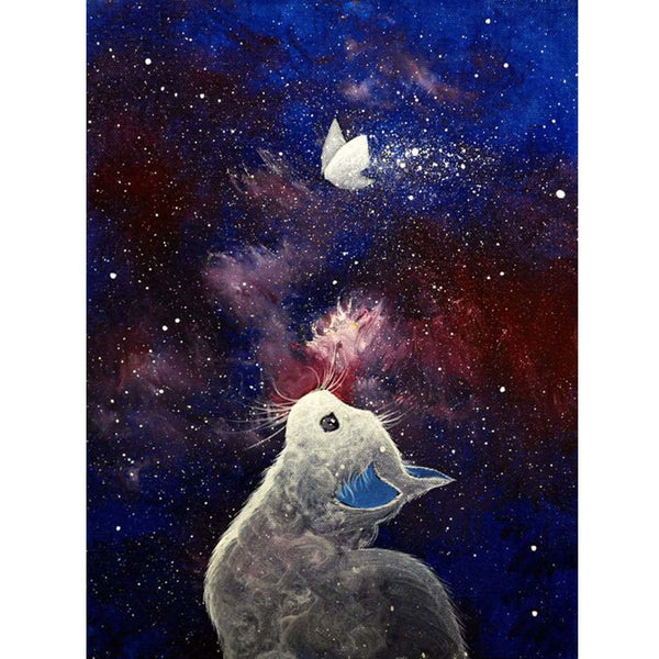 Galaxy Cat – Diamond Painting