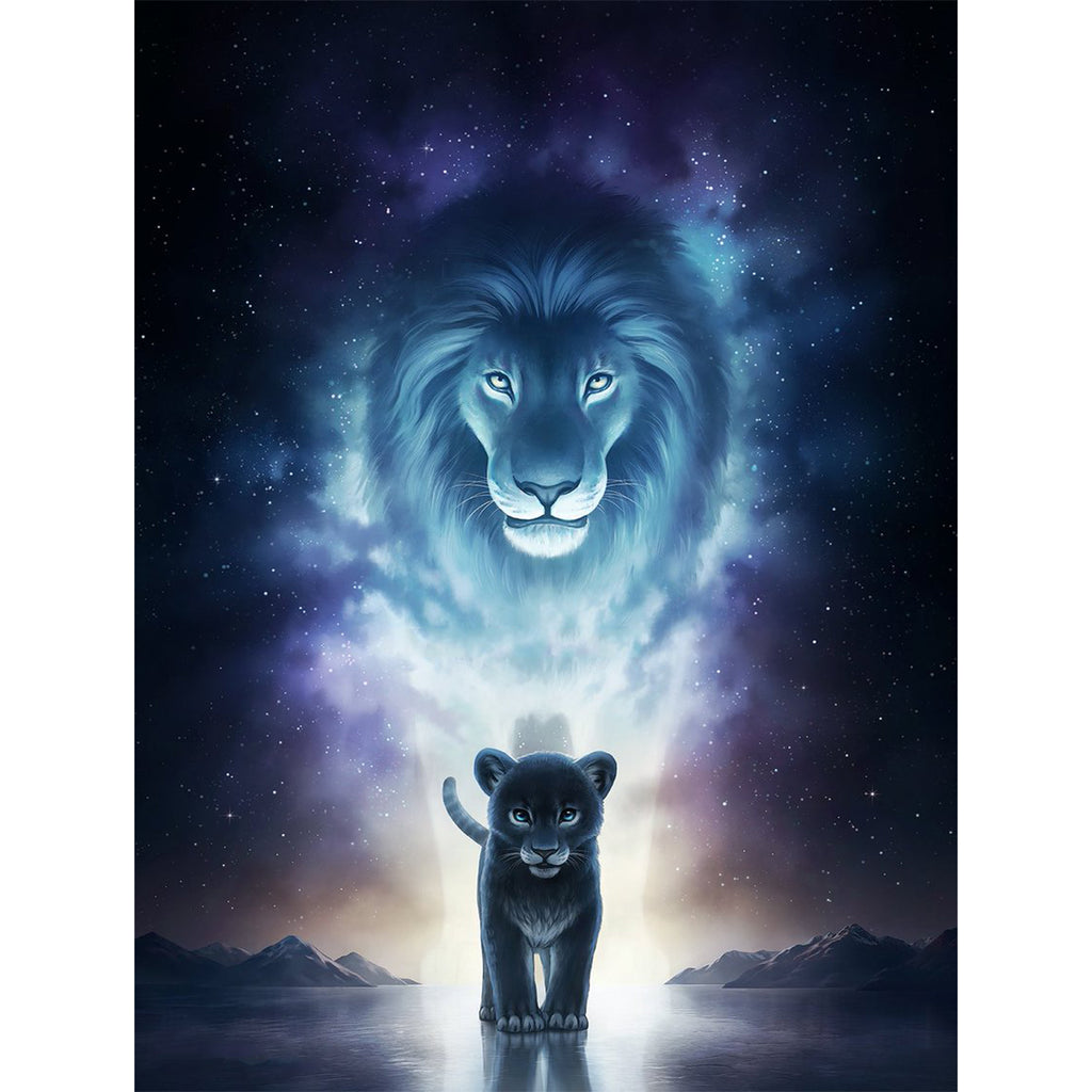 The Star Lion and the Little Lion 5D Diamond Painting