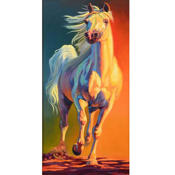 Sunset Horse Shadow 5D Diamond Painting 