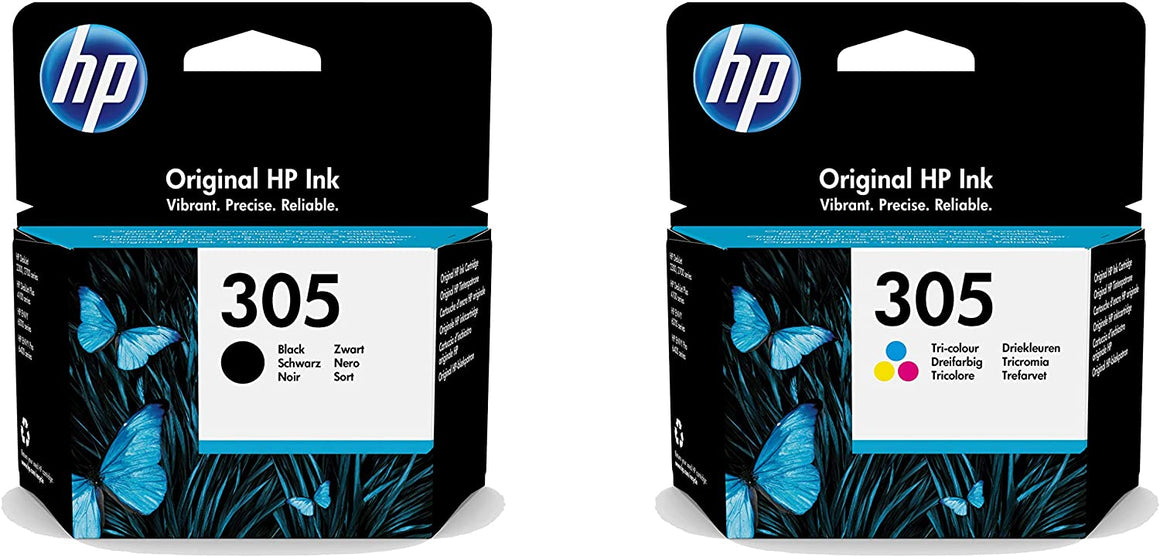 Hp 305 2 Pack Standard Black And Tri Colour Original Ink Cartridge Combo The Ink People 1773