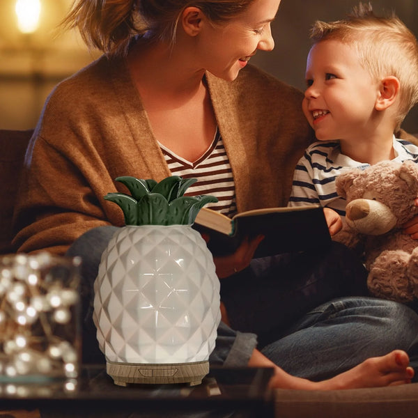 Benefits Of The Pineapple Cool Mist Humidifier and Essential Oil Diffuser