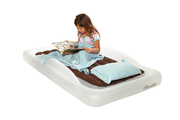Features of Shrunks Inflatable Toddler Bed