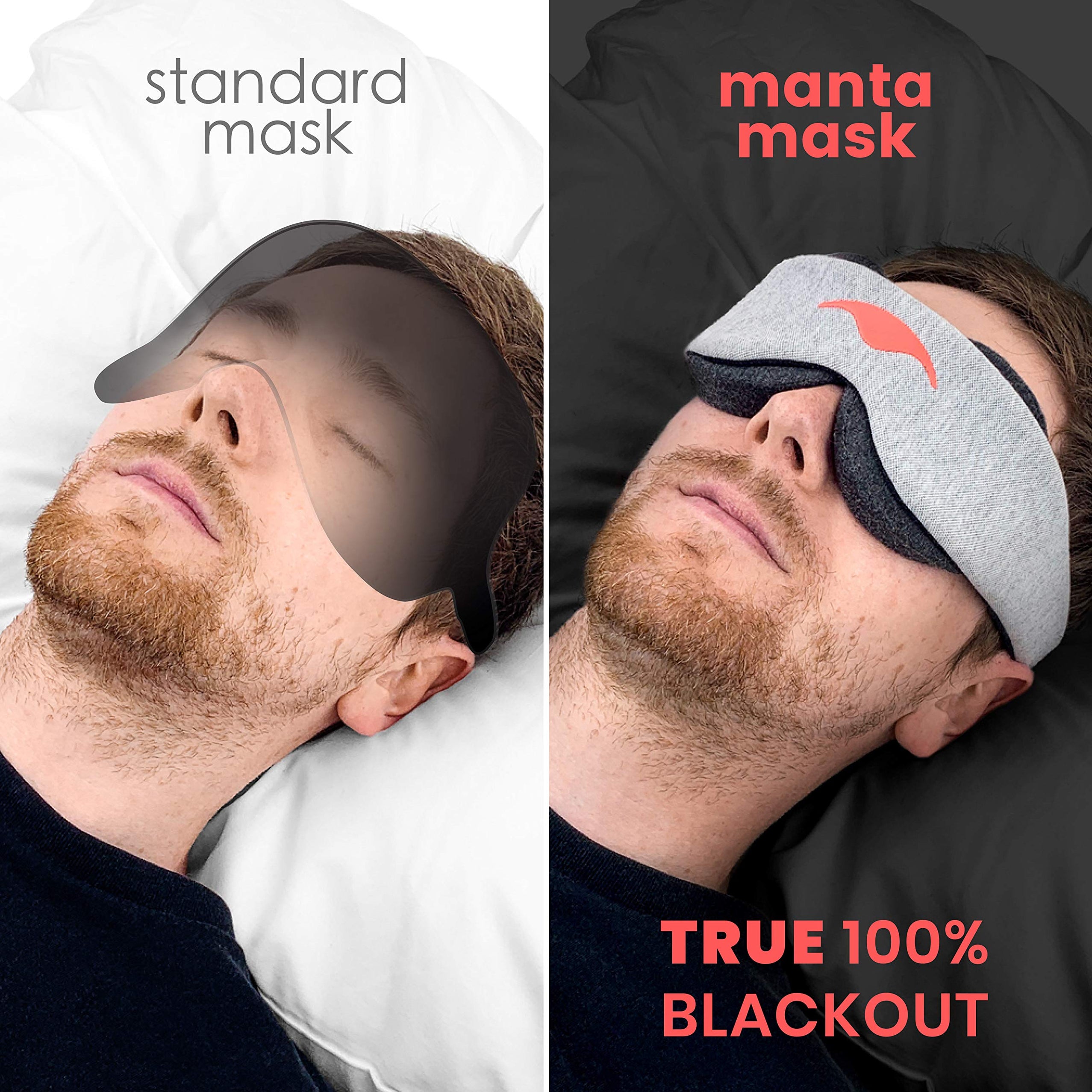 manta sleep mask eye cups