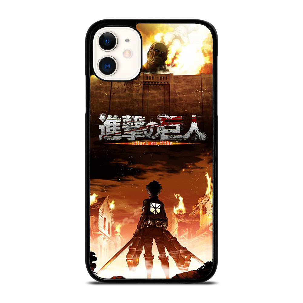 Attack On Titan Cover Anime Iphone 11 Case Casesummer