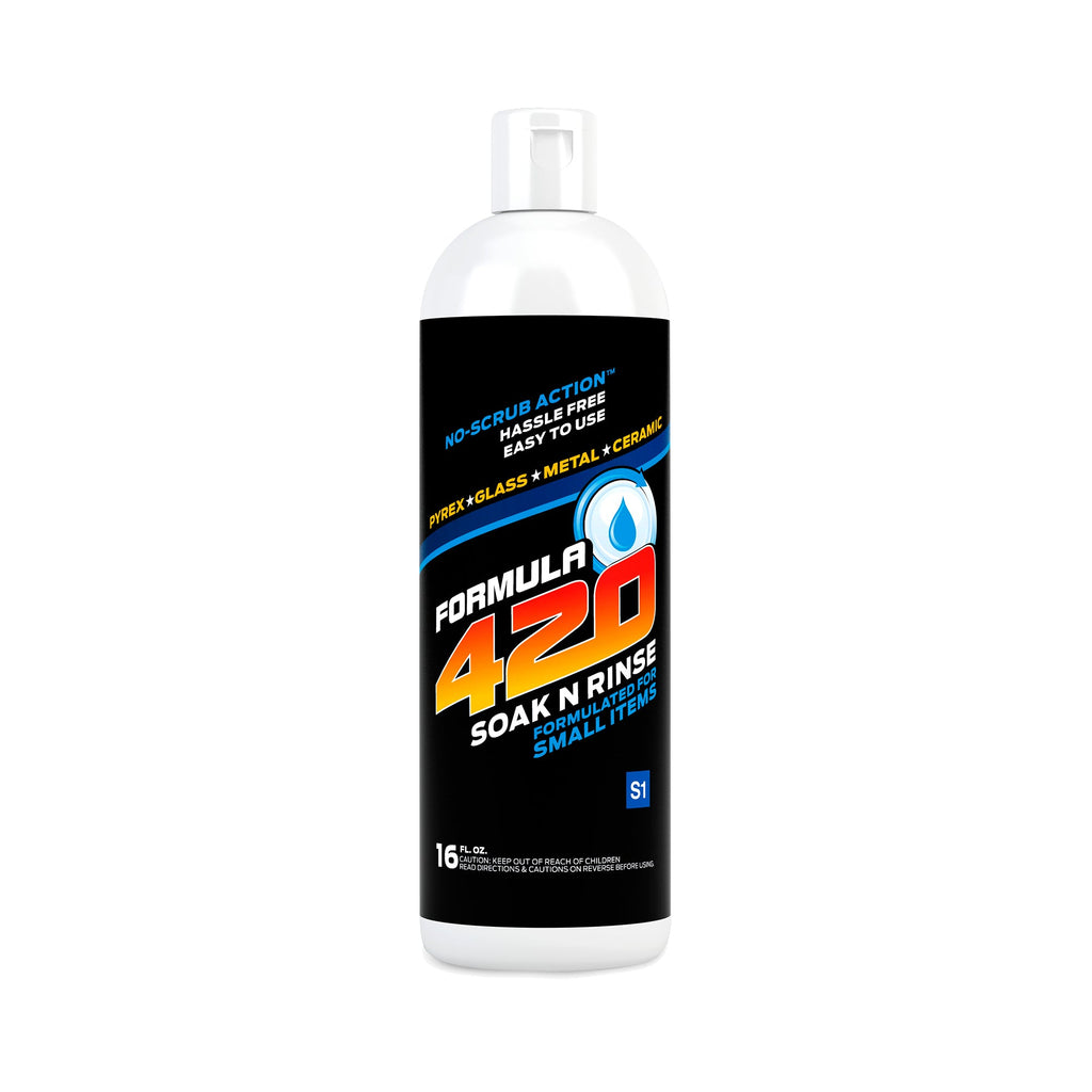 All Natural by Formula 420 | Glass Cleaner | Cleaner Pack | Safe on Glass,  Metal, Ceramic, and Pyrex | Cleaner - Assorted Sizes (16 oz - 3 Pack)