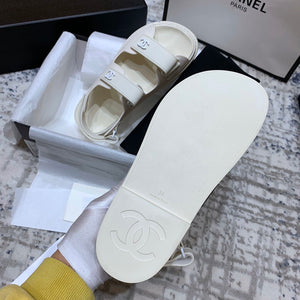 chanel plastic slides