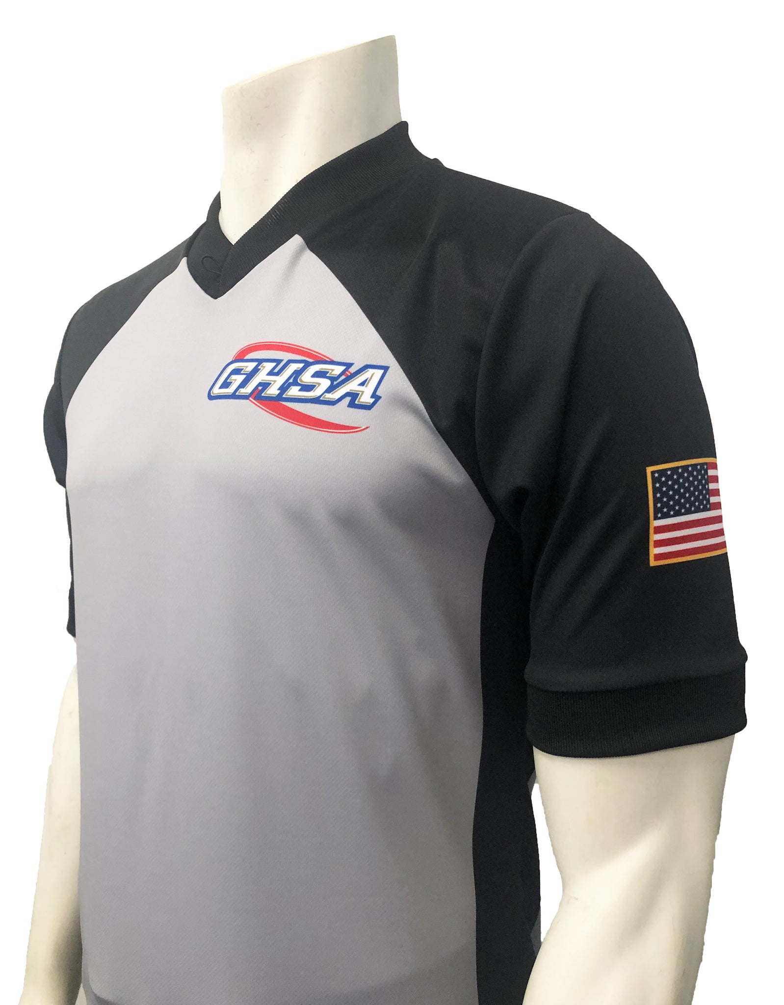 NEW Grey GHSA Basketball Men's Referee Shirt – Precision Officials