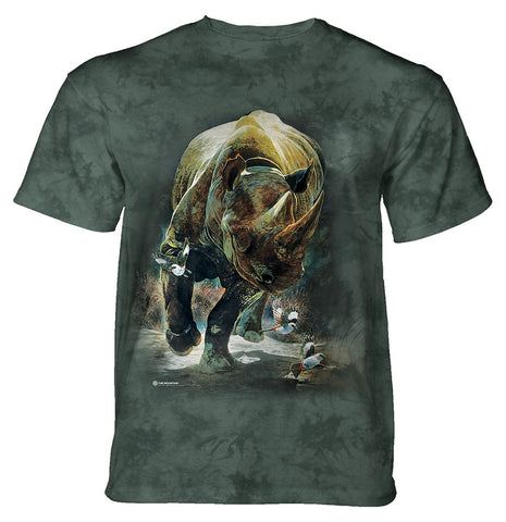 American Flag Rhino USA Conservation TShirt - Rhino Lover