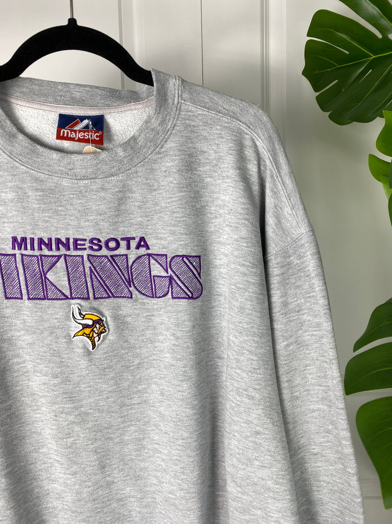 Vintage Minnesota Vikings Grey Crewneck