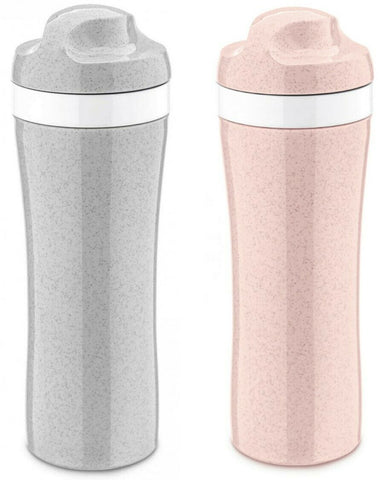 Grey and Pink Sports Bottles