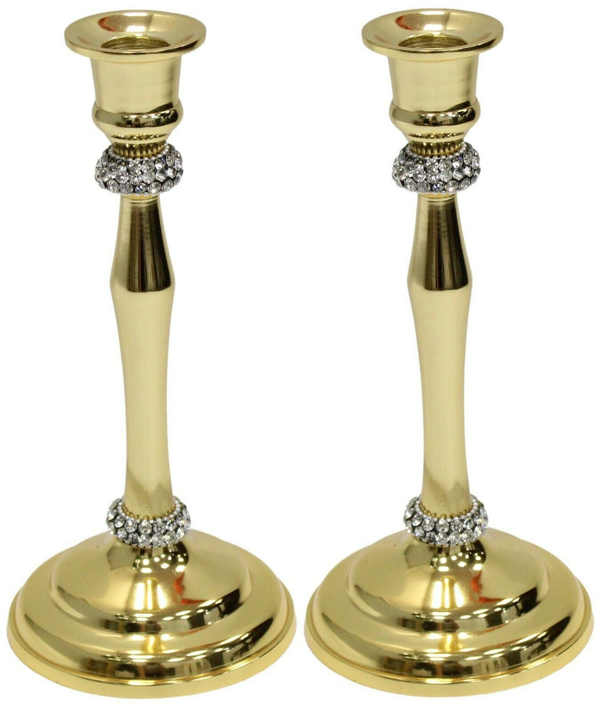 gold candlesticks