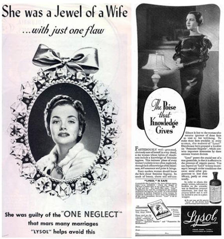 Lysol ad feminine hygiene