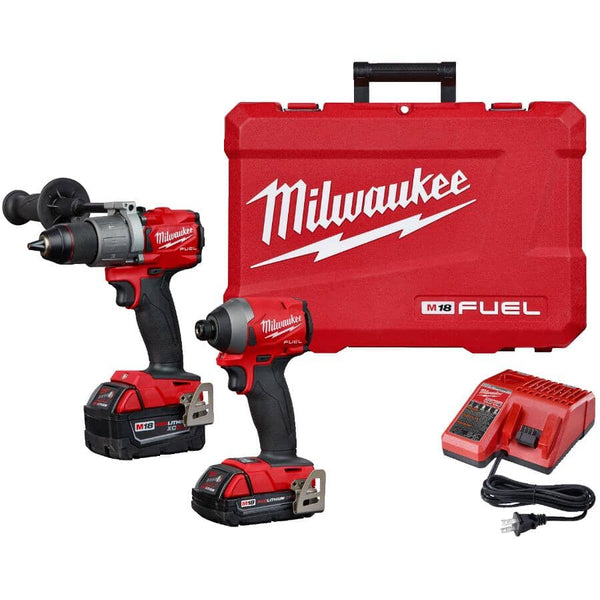 Milwaukee, 2696-24 M18 18 Volt Lithium-Ion Cordless 4-Tool Combo Kit