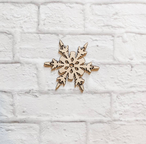 Unfinished Wooden Snowflake Wood Blank Snowflake Wood Cutout Shape Laser  Cut Blanks Unfinished DIY Craft Blanks 