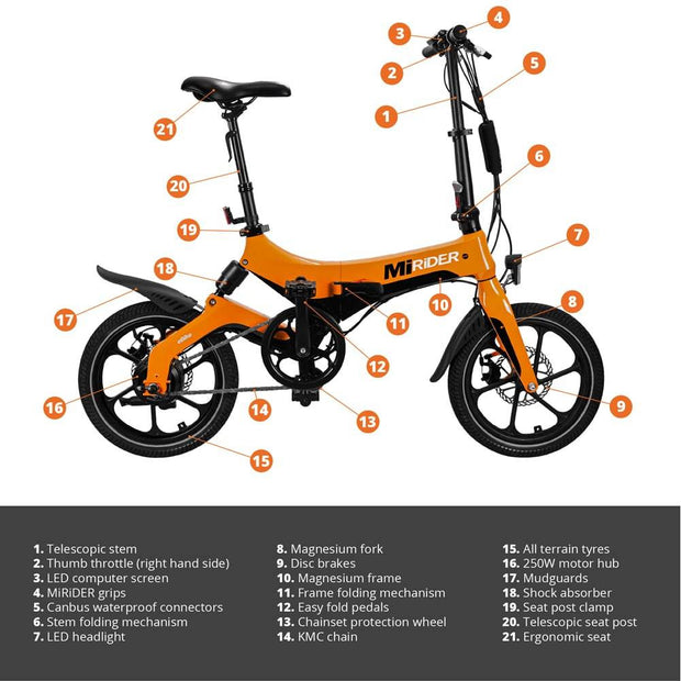 mi rider electric bike