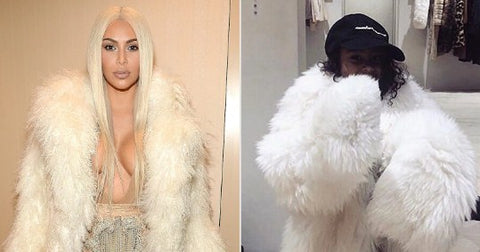 Kardashian-West's fur coats