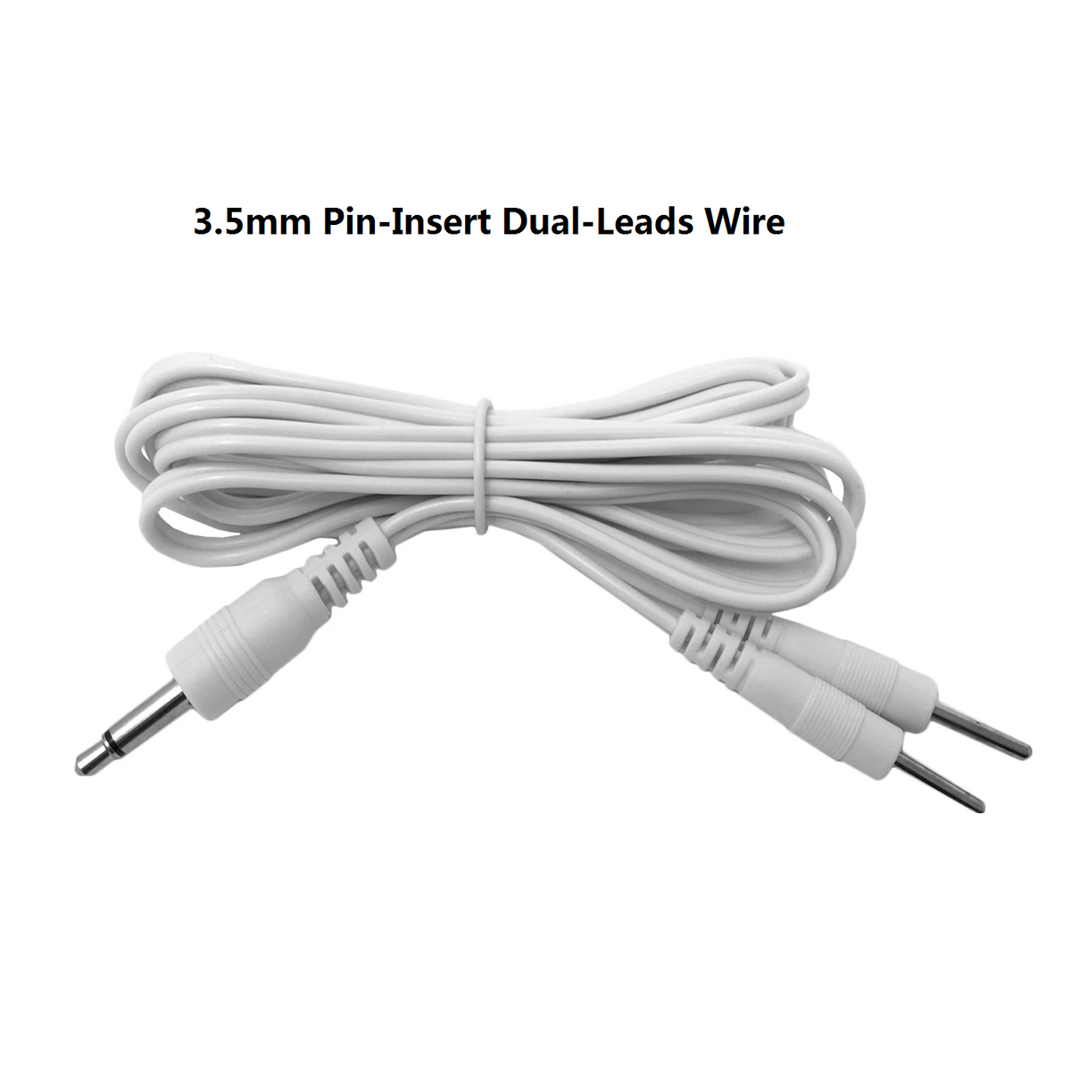 2 Sets of Pin-Insert Dual-Leads Electrode Wires | HealthmateForever.com
