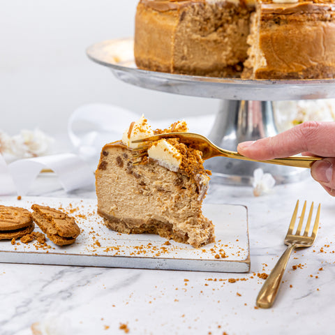 Biscoff Cheesecake slice