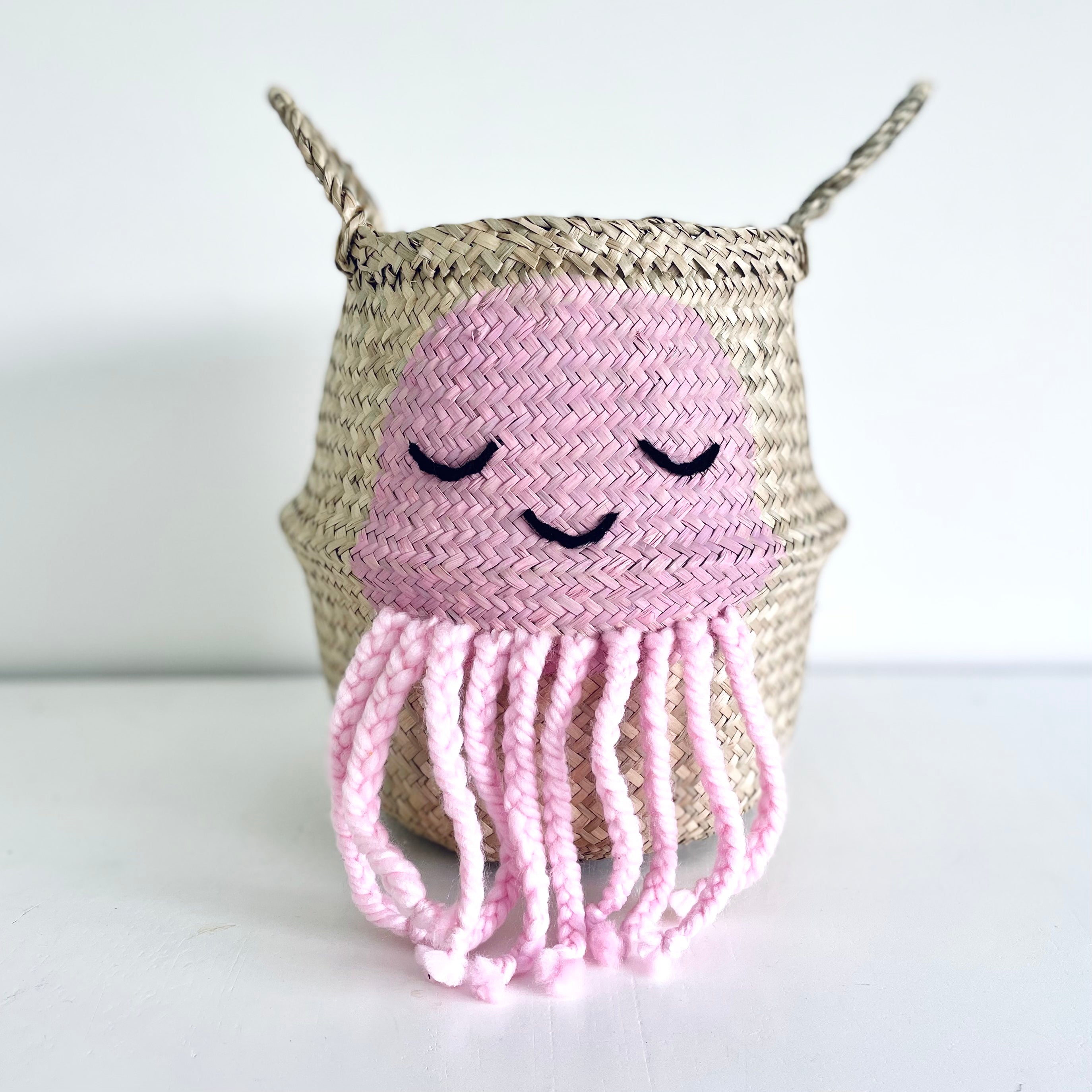 Pink Fish Shape Basket