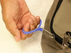 Using Orficast to increase the size of a zipper tab on a backpack or suitcase can make an enormous difference.