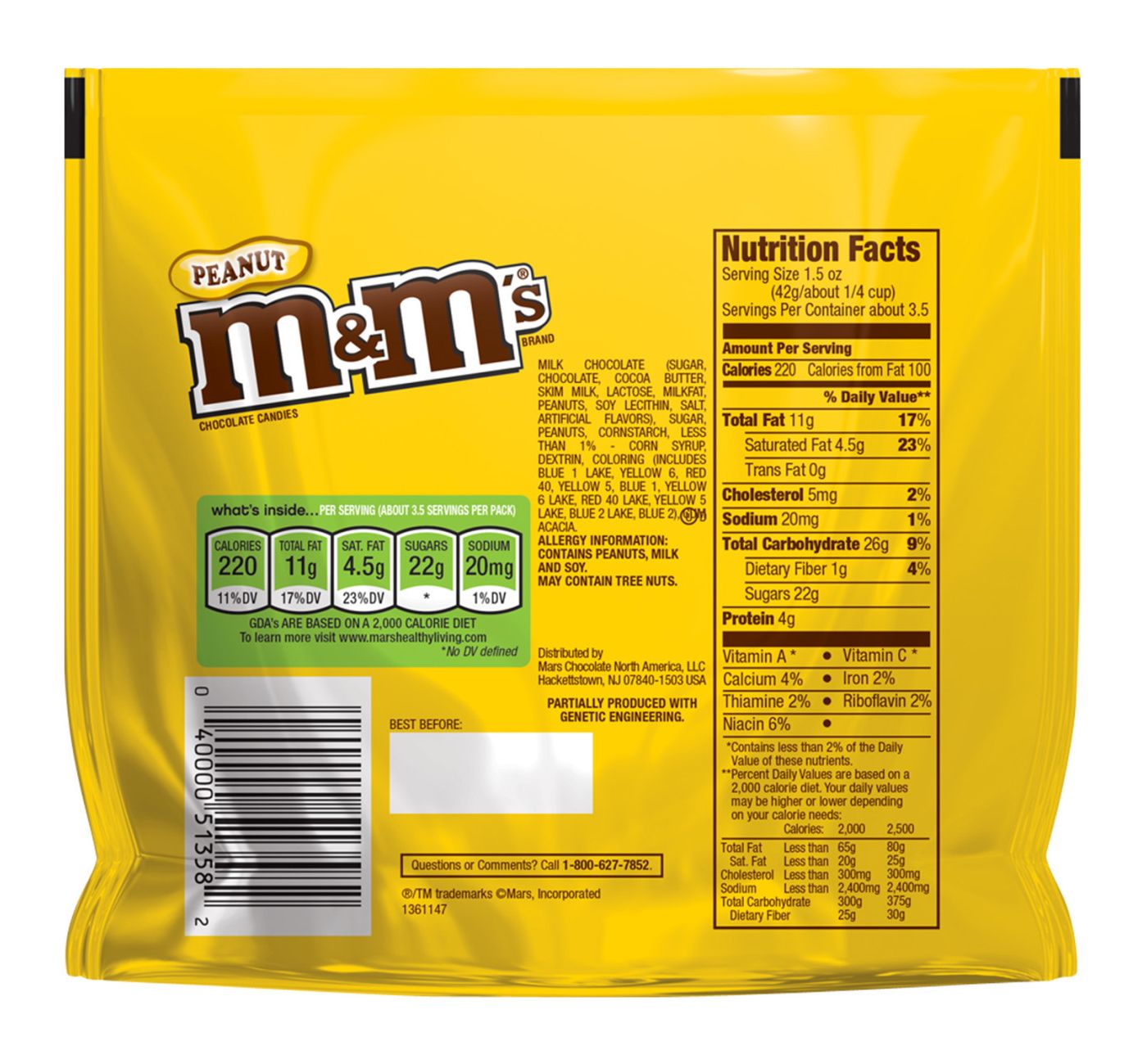 M&M's Fun Size Peanut Milk Chocolate Candy Oz Bag