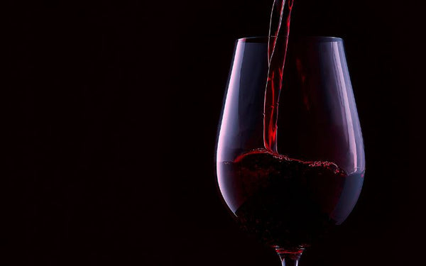 Glass of red wine, another good drink option for building muscle, due to it's resveratrol content